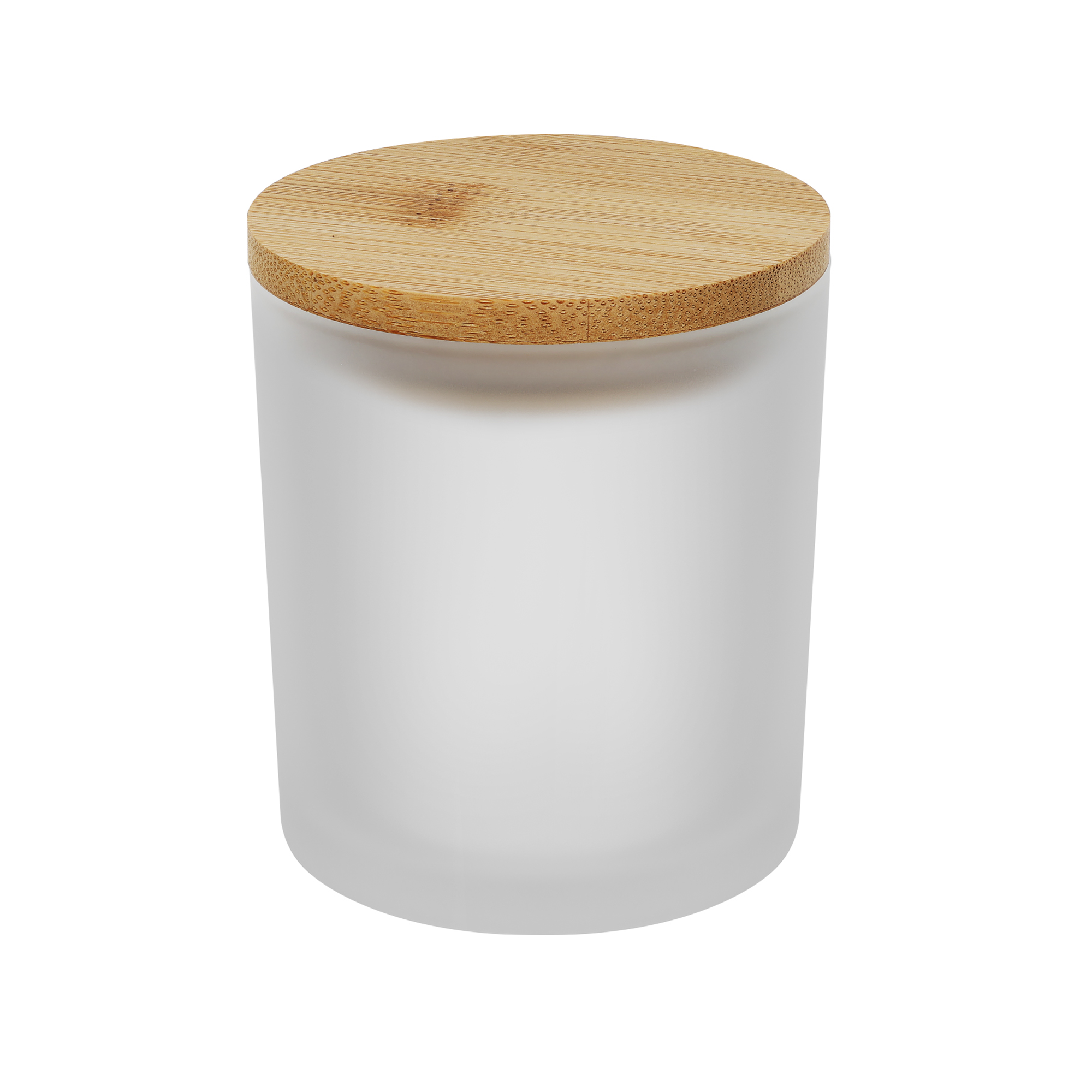 Pojemnik szklany do świec Satynowy 300 ml