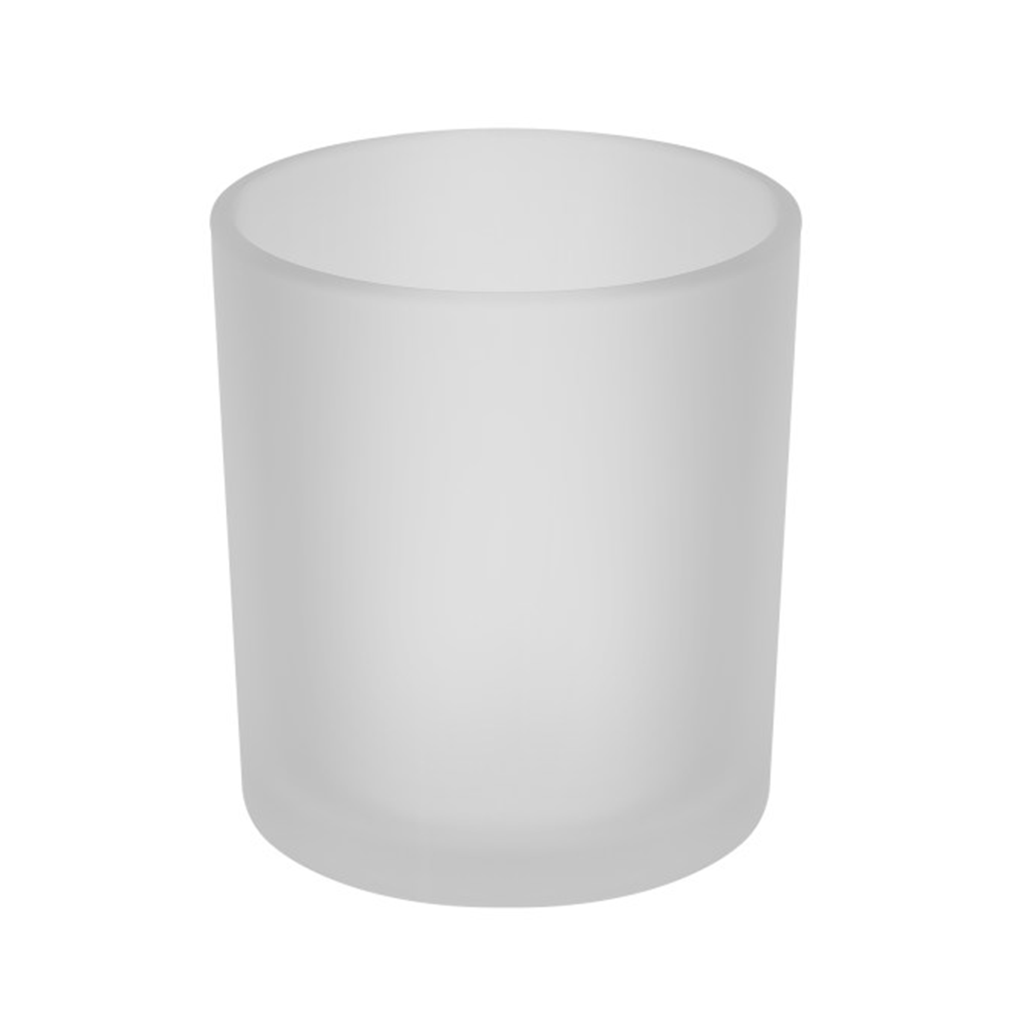 Pojemnik szklany do świec Satynowy 300 ml