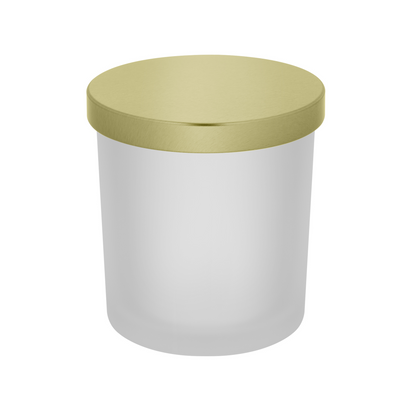 Pojemnik szklany do świec Satynowy 300 ml