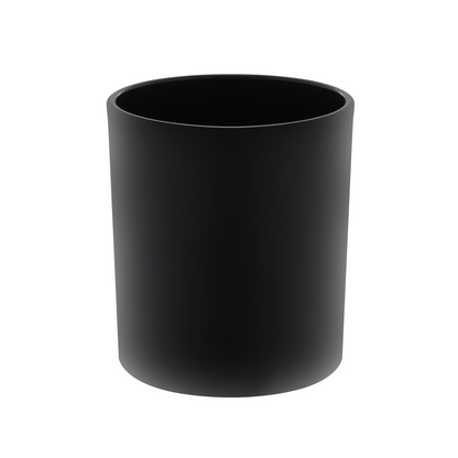 Pojemnik szklany do świec Czarny Mat 300 ml