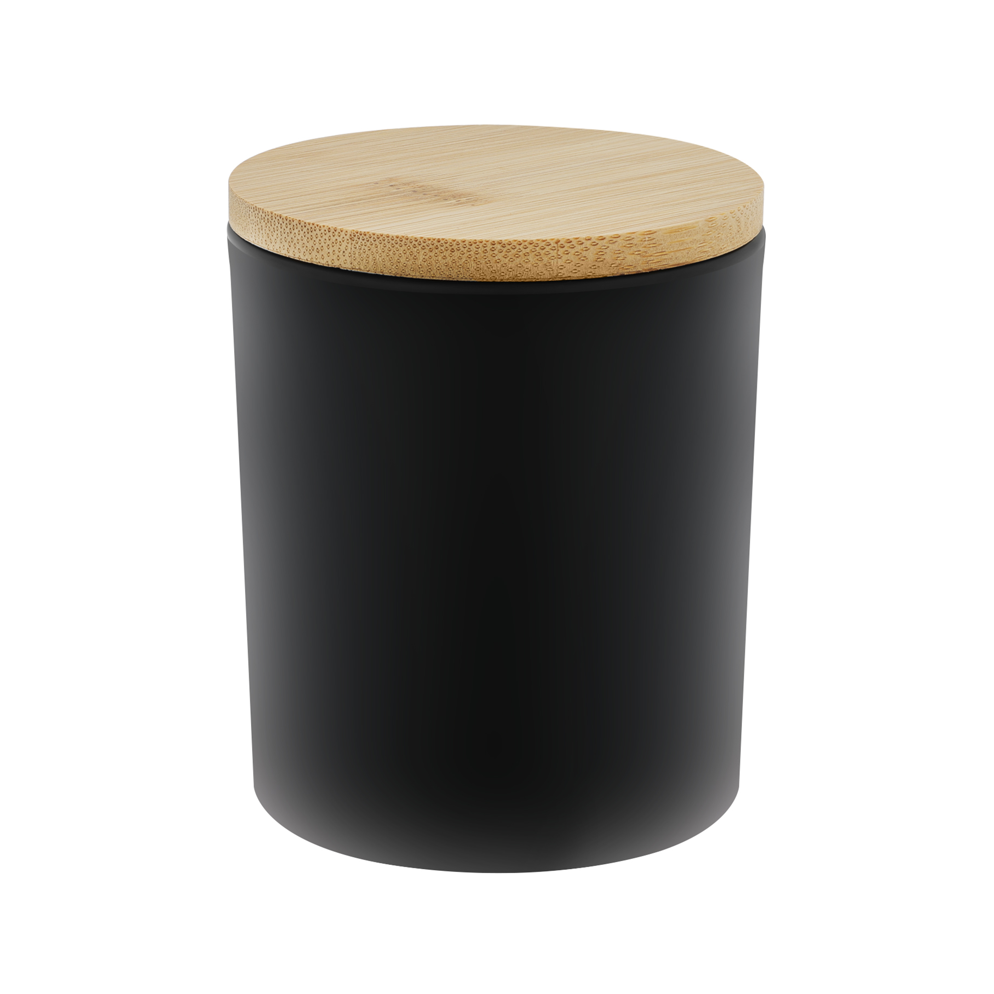 Pojemnik szklany do świec Czarny Mat 300 ml